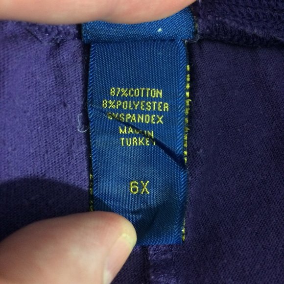 OshKosh B'gosh Girls 6X Purple Butterfly Skirt - Picture 5 of 6